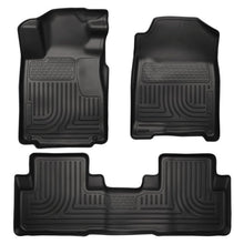 Load image into Gallery viewer, Husky Liners 2012 Honda CR-V WeatherBeater Combo Black Floor Liners Floor Mats - Rubber Husky Liners
