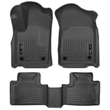 Load image into Gallery viewer, Husky Liners 16-22 Dodge Durango Weatherbeater Black Front &amp; 2nd Seat Floor Liners Floor Mats - Rubber Husky Liners
