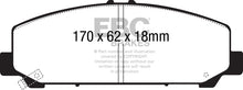 Load image into Gallery viewer, EBC 06-07 Infiniti QX56 5.6 (Akebono) Greenstuff Front Brake Pads Brake Pads - Performance EBC   
