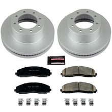 Load image into Gallery viewer, Power Stop 13-19 Ford F-250 Super Duty Front Z17 Evolution Geomet Coated Brake Kit Brake Rotors - OE - Cryo PowerStop
