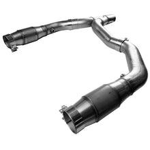 Load image into Gallery viewer, Kooks 98-02 F Body LS1 5.7L 3in GREEN Cat SS Y-Pipe SS (To OEM Conn.) Kooks HDR Req Y Pipes Kooks Headers
