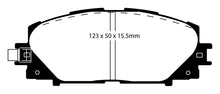 Load image into Gallery viewer, EBC 06+ Toyota Yaris 1.5 Greenstuff Front Brake Pads Brake Pads - Performance EBC   
