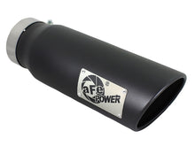 Load image into Gallery viewer, aFe Diesel Exhaust Tip Bolt On Black 4in Inlex x 5in Outlet x 15in Catback aFe

