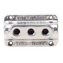 Load image into Gallery viewer, Edelbrock Fuel Block Triple Polished Carburetors Edelbrock
