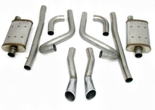 Load image into Gallery viewer, JBA 65-66 Ford Mustang 260-428 409SS Dual Through Rear Valance Header Back Exhaust Header Back JBA
