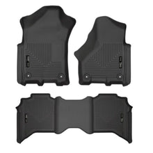Load image into Gallery viewer, Husky Liners 19-21 Ram 2500/3500 Crew Cab Weatherbeater Black Front &amp; 2nd Seat Floor Liners Floor Mats - Rubber Husky Liners
