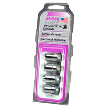 Load image into Gallery viewer, McGard SplineDrive Lug Nut (Cone Seat) M12X1.25 / 1.24in. Length (4-Pack) - Chrome (Req. Tool) Lug Nuts McGard
