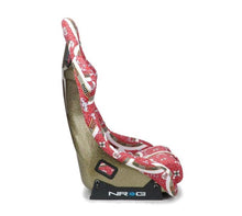 Load image into Gallery viewer, NRG FRP Bucket Seat PRISMA Oriental Longivity Plate Edition W/ Gold Pearlized Back - Large Race Seats NRG
