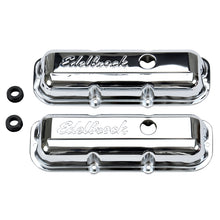 Load image into Gallery viewer, Edelbrock Valve Cover Signature Series Chevrolet 1982-1993 2 8L 60 V6 Chrome Valve Covers Edelbrock
