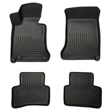 Load image into Gallery viewer, Husky Liners 2012 Mercedes C-Class WeatherBeater Combo Black Floor Liners Floor Mats - Rubber Husky Liners
