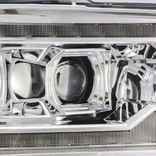 Load image into Gallery viewer, AlphaRex 09-18 Dodge Ram 2500 LUXX LED Proj Headlights Plank Style Chrm w/Activ Light/Seq Signal/DRL Headlights AlphaRex
