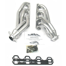Load image into Gallery viewer, JBA 65-73 Ford Mustang 260-302 SBF 1-5/8in Primary Silver Ctd Mid Length Header Headers &amp; Manifolds JBA
