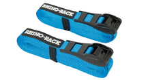 Load image into Gallery viewer, Rhino-Rack Rapid Tie Down Straps w/Buckle Protector - 5.5m/18ft - Pair - Blue Cargo Tie-Downs Rhino-Rack
