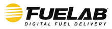 Load image into Gallery viewer, Fuelab 848 In-Line Fuel Filter Standard -6AN In/Out 100 Micron Stainless w/Check Valve - Purple Fuel Filters Fuelab
