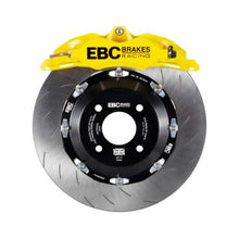 Load image into Gallery viewer, EBC Racing 12-17 Ford Fiesta ST (Mk7) Yellow Apollo-4 Calipers 330mm Rotors Front Big Brake Kit Big Brake Kits EBC   
