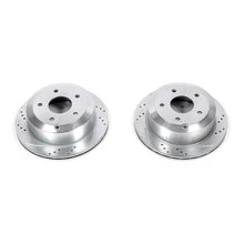 Load image into Gallery viewer, Power Stop 05-06 Pontiac GTO Rear Evolution Drilled &amp; Slotted Rotors - Pair Brake Rotors - Slot &amp; Drilled PowerStop
