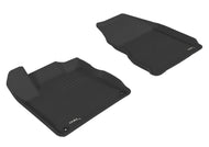 3D MAXpider 2009-2014 Nissan Murano Kagu 1st Row Floormat - Black Floor Mats - Rubber 3D MAXpider   