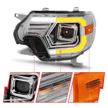 Load image into Gallery viewer, ANZO 12-15 Toyota Tacoma Projector Headlights - w/ Light Bar Switchback Chrome Housing Headlights ANZO
