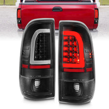 Load image into Gallery viewer, ANZO 1997-2003 Ford F-150 LED Tail Lights w/ Light Bar Black Housing Clear Lens Tail Lights ANZO
