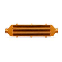 Load image into Gallery viewer, Mishimoto Universal Gold Z Line Intercooler Overall Size: 28x8x3 Core Size: 21x6x2.5 Inlet / Outlet Intercoolers Mishimoto
