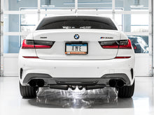 Load image into Gallery viewer, AWE Tuning 2019+ BMW M340i (G20) Non-Resonated Touring Edition Exhaust - Quad Diamond Black Tips Catback AWE Tuning   
