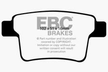 Load image into Gallery viewer, EBC 04-07 Ford Five Hundred 3.0 Greenstuff Rear Brake Pads Brake Pads - Performance EBC   
