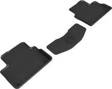 Load image into Gallery viewer, 3D MAXpider 2019-2020 Volvo S60 / V60 / 2020 V60 Cross Country Kagu 2nd Row Floormats - Black Floor Mats - Rubber 3D MAXpider   
