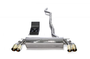 Armytrix Valvetronic Exhaust System - BMW / G30 / G31 / 540i / 540i XDrive Exhaust Armytrix Quad Gold Tips  