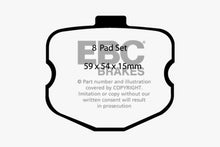 Load image into Gallery viewer, EBC 10-13 Chevrolet Corvette (C6) 6.2 Grand Sport Redstuff Front Brake Pads Brake Pads - Performance EBC   

