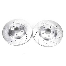 Load image into Gallery viewer, Power Stop 13-18 Ford C-Max Front Evolution Drilled &amp; Slotted Rotors - Pair Brake Rotors - Slot &amp; Drilled PowerStop
