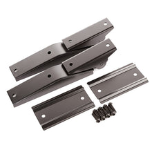 Load image into Gallery viewer, Omix Tailgate Hinge Set Black 97-06 Wrangler TJ Brackets OMIX

