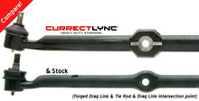 Load image into Gallery viewer, RockJock TJ/LJ/XJ/MJ Currectlync Steering System Bolt-On w/ 1 1/4in Dia. Tie Rod/Forged Drag Link Steering Knuckles &amp; Spindles RockJock
