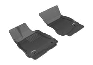 3D MAXpider 2007-2013 Mercedes-Benz S-Class W221 Kagu 1st Row Floormat - Black Floor Mats - Rubber 3D MAXpider   