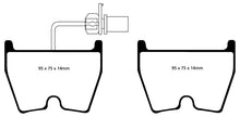 Load image into Gallery viewer, EBC 06-09 Audi RS4 4.2 (Cast Iron Rotors) Redstuff Front Brake Pads Brake Pads - Performance EBC   
