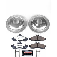 Power Stop 94-96 Chevrolet Caprice Rear Z26 Street Warrior Brake Kit Brake Kits - Performance D&S PowerStop   