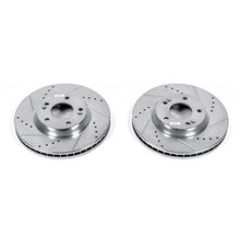 Load image into Gallery viewer, Power Stop 07-09 Hyundai Santa Fe Front Evolution Drilled &amp; Slotted Rotors - Pair Brake Rotors - Slot &amp; Drilled PowerStop   
