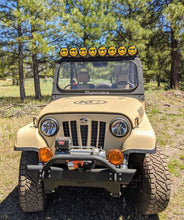 Load image into Gallery viewer, KC HiLiTES 6in. Hard Cover for Gravity Pro6 LED Lights (Single) - Smiley Face- Yellow/Black KC Logo Light Covers and Guards KC HiLiTES
