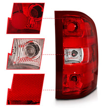Load image into Gallery viewer, ANZO 2007-2013 Chevy Silverado Taillight Red/Clear Lens (OE Replacement) Tail Lights ANZO
