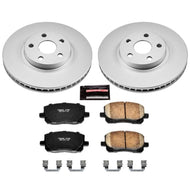 Power Stop 03-08 Pontiac Vibe Front Z17 Evolution Geomet Coated Brake Kit Brake Kits - Performance Blank PowerStop