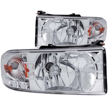 Load image into Gallery viewer, ANZO 1994-2001 Dodge Ram Crystal Headlights Chrome w/ LED Headlights ANZO
