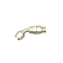 Load image into Gallery viewer, DeatschWerks 6AN Female Swivel 45-Degree Hose End PTFE (Incl 1 Olive Insert) - Anodized Matte Black Fittings DeatschWerks
