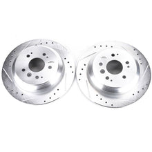 Load image into Gallery viewer, Power Stop 16-19 Honda Pilot Rear Evolution Drilled &amp; Slotted Rotors - Pair Brake Rotors - Slot &amp; Drilled PowerStop   
