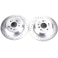 Power Stop 16-19 Honda Pilot Rear Evolution Drilled & Slotted Rotors - Pair Brake Rotors - Slot & Drilled PowerStop   