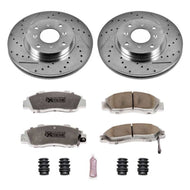 Power Stop 93-96 Honda Prelude Front Z26 Street Warrior Brake Kit Brake Kits - Performance D&S PowerStop   