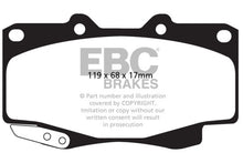 Load image into Gallery viewer, EBC 99-04 Toyota Tacoma 4WD 2.7 Ultimax2 Front Brake Pads Brake Pads - OE EBC   
