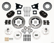 Wilwood Forged Dynalite Front Kit 11.00in Drilled AMC 71-76 OE Disc w/o Bendix Brakes Big Brake Kits Wilwood