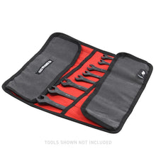 Load image into Gallery viewer, Go Rhino XVenture Gear Tool Wrench Roll - Small (3.5x3.5in. Closed) 12oz Waxed Canvas - Black Cargo Boxes &amp; Bags Go Rhino
