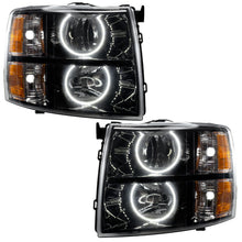 Load image into Gallery viewer, Oracle 07-13 Chevrolet Silverado SMD HL - Black - Round Style - White SEE WARRANTY Headlights ORACLE Lighting   
