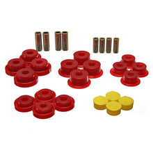 Load image into Gallery viewer, Energy Suspension 97-06 Jeep Wrangler TJ Red Rear Control Arm Bushings (Must reuse OEM Outer Shells) Bushing Kits Energy Suspension
