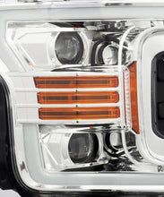 Load image into Gallery viewer, AlphaRex 18-19 Ford F-150 PRO-Series Projector Headlights Plank Style Chrm w/Activ Light/Seq Signal Headlights AlphaRex

